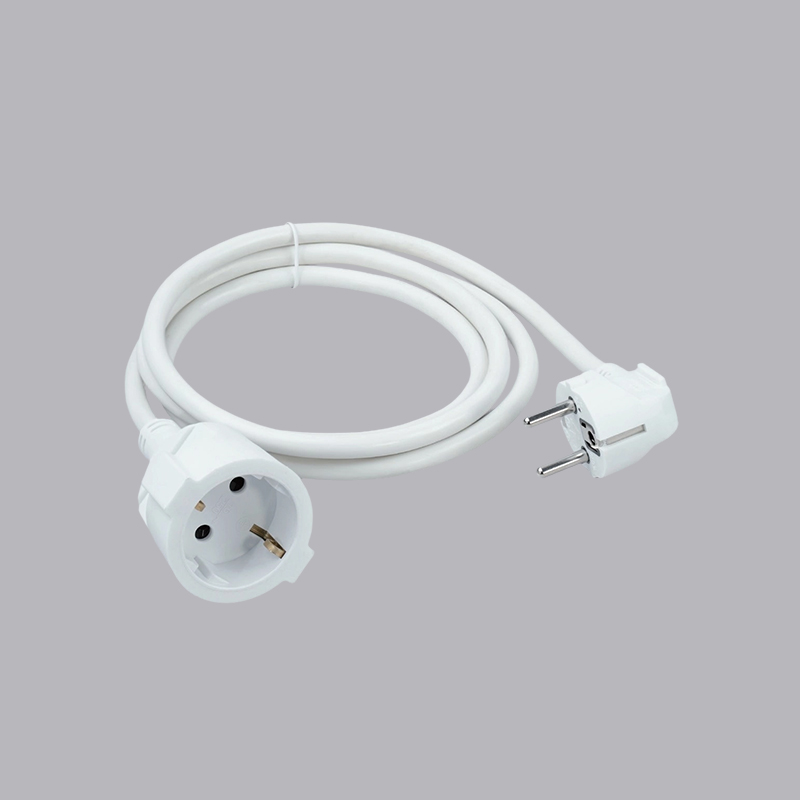 G2-6C German type angled plug extension cord