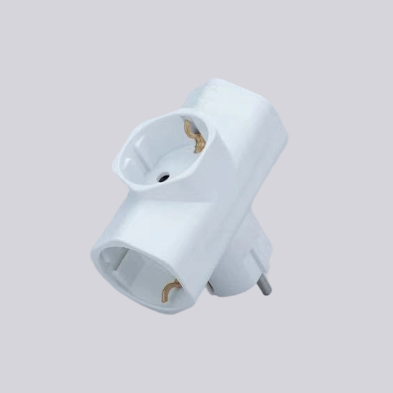 G01-03 german type three round plugs adaptor